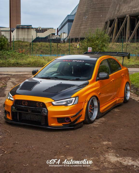 RALLISPEED Sunstrip Evo X/Lancer | Black | Central