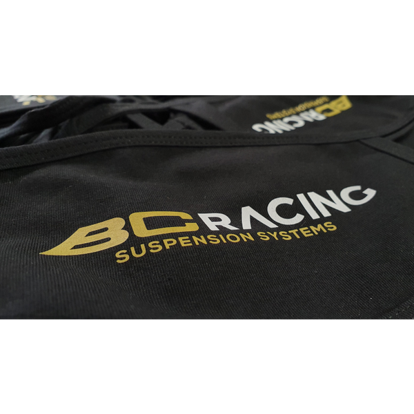 BC RACING - BLACK/GOLD FACE MASK